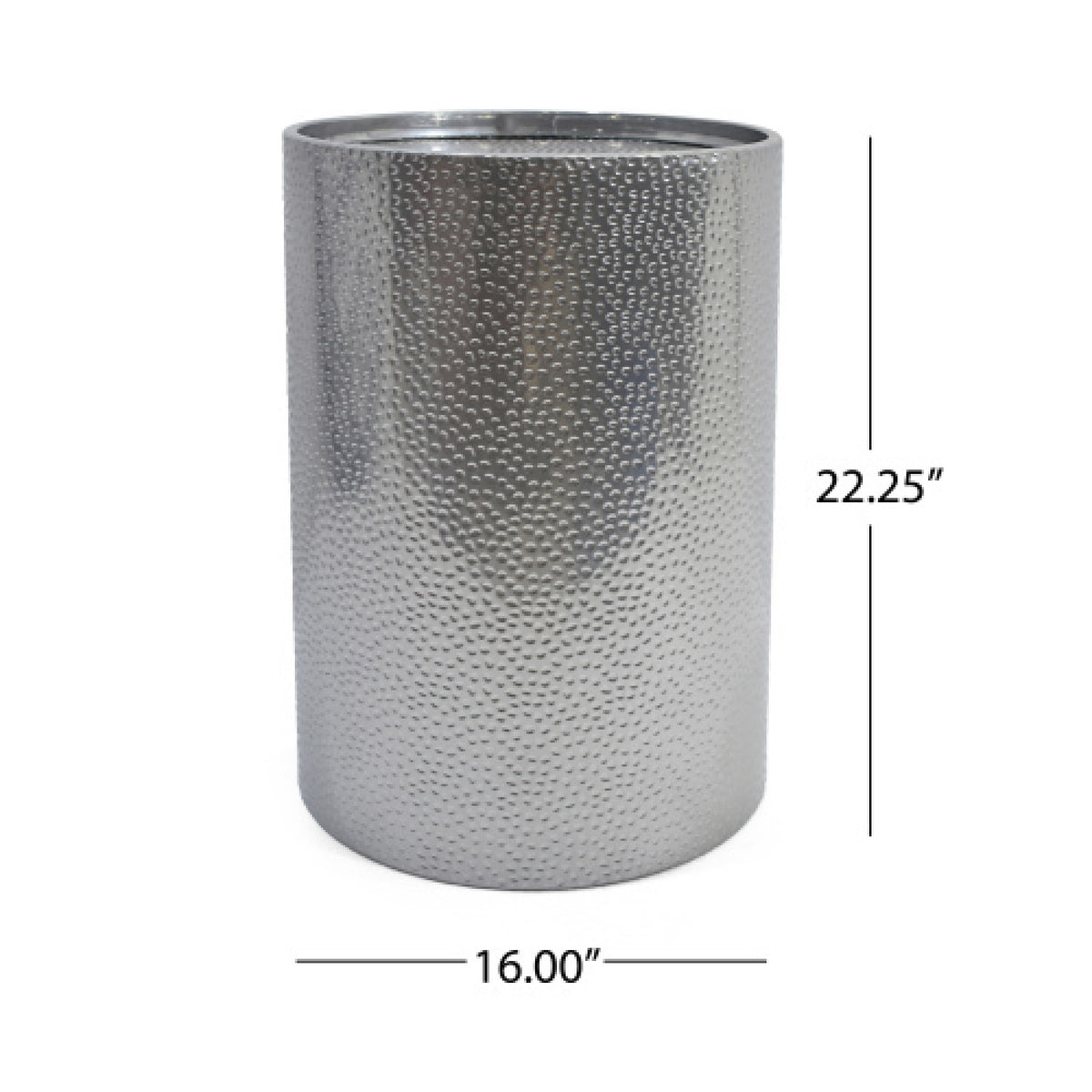 Silver Metal Side Tables (2) | OROA