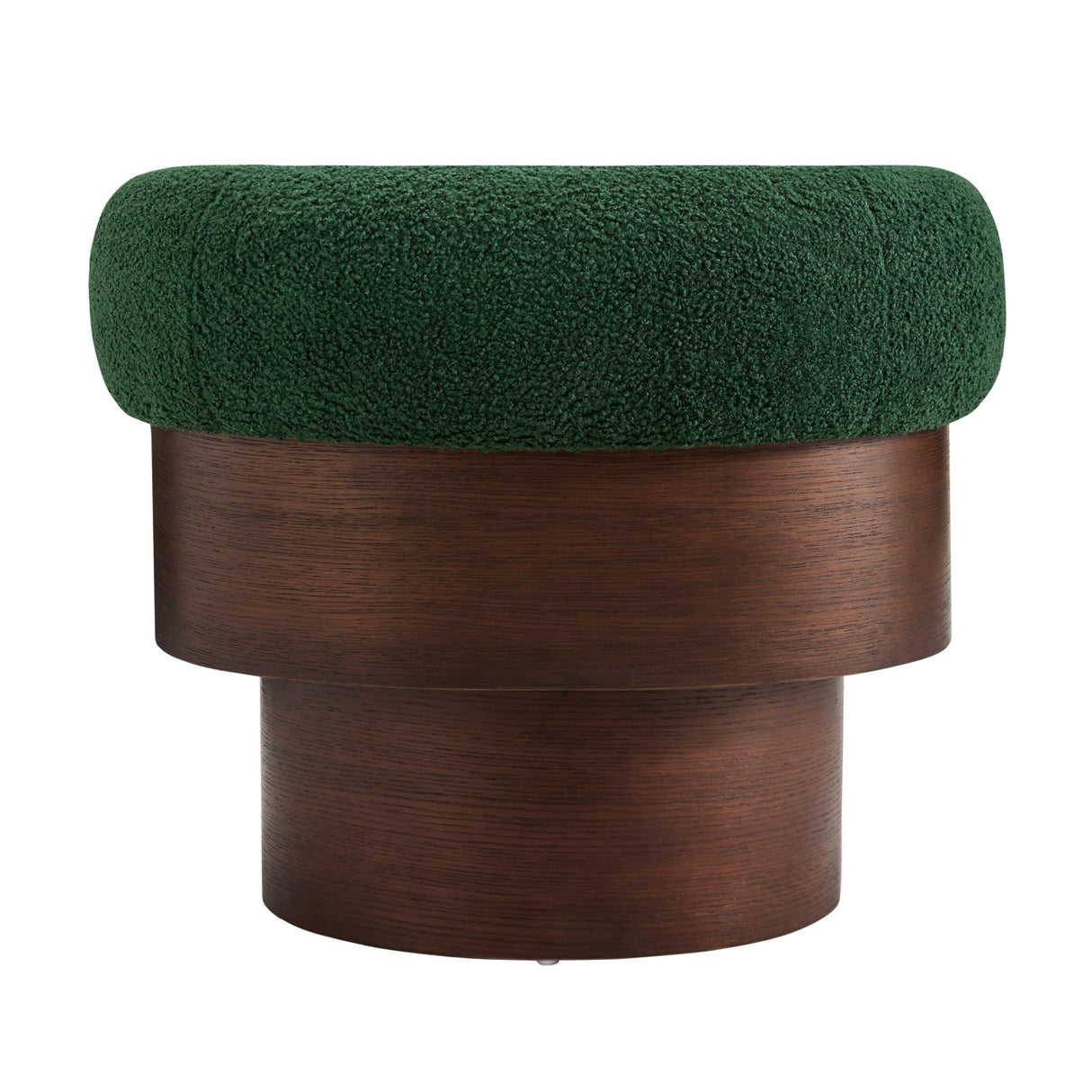 Curved Swivel Barrel Accent Chair | OROA