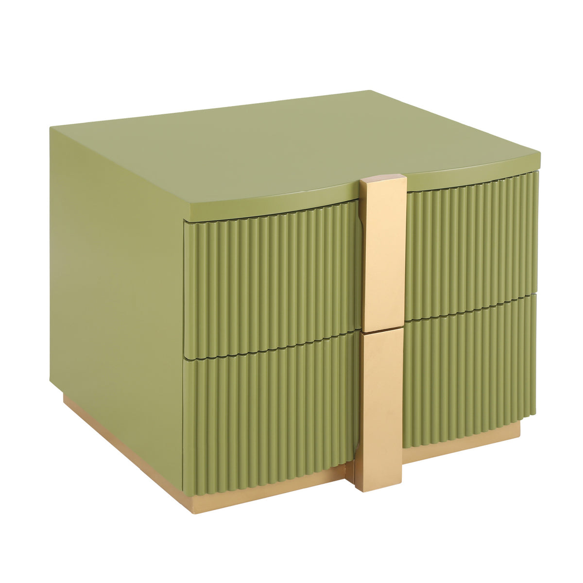 Modern European furniture - 2-Drawer Modern Nightstand - www.oroa.com