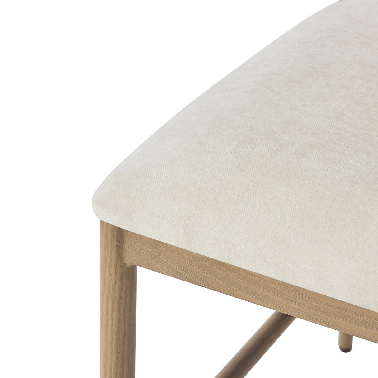 Beige Upholstered Dining Chairs (2) | OROA