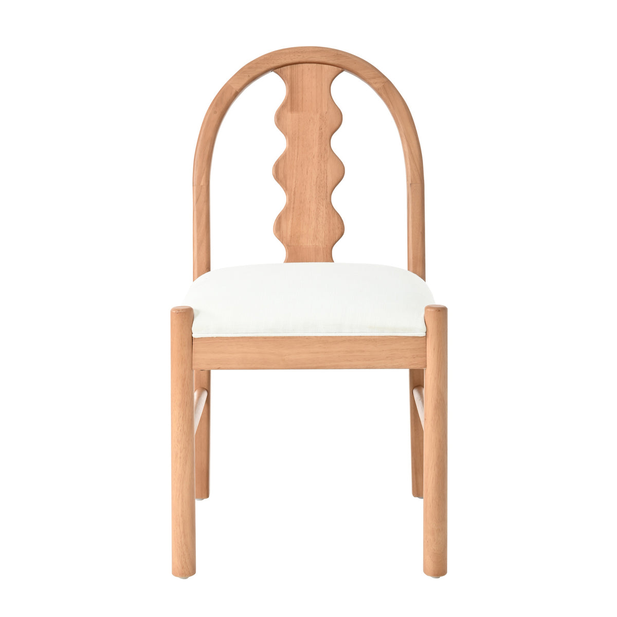 Rubber Wood Dining Chairs (2) | OROA