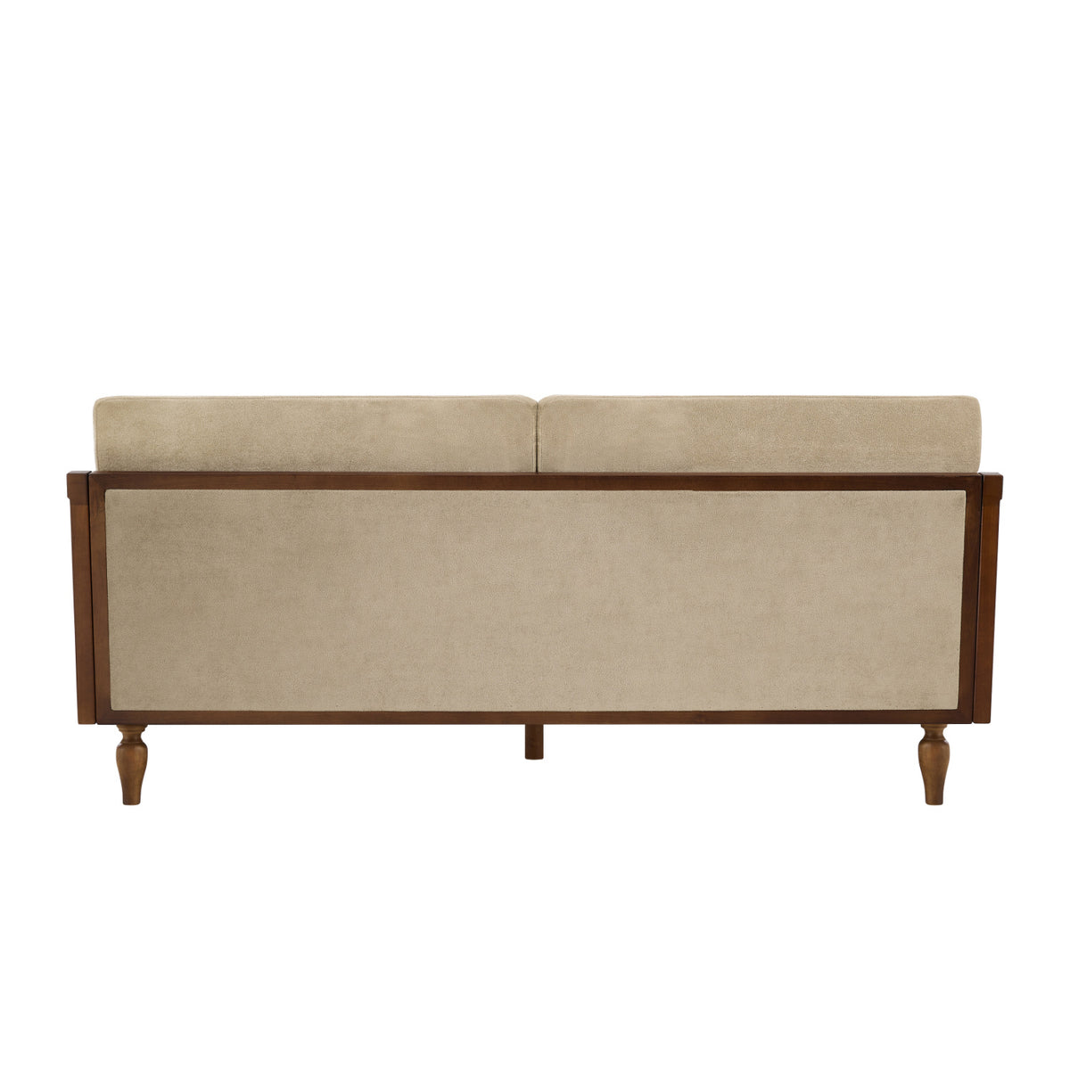 Modern European furniture - 3-Seater Light Brown Upholstered Sofa - www.oroa.com