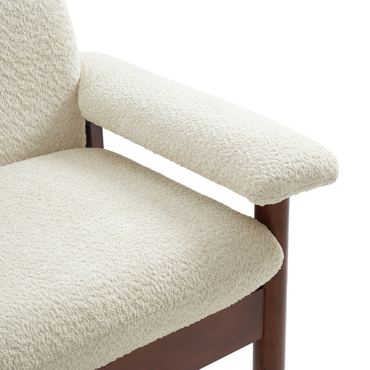 Modern European furniture - Solid Rubberwood Frame Loveseat Sofa - www.oroa.com