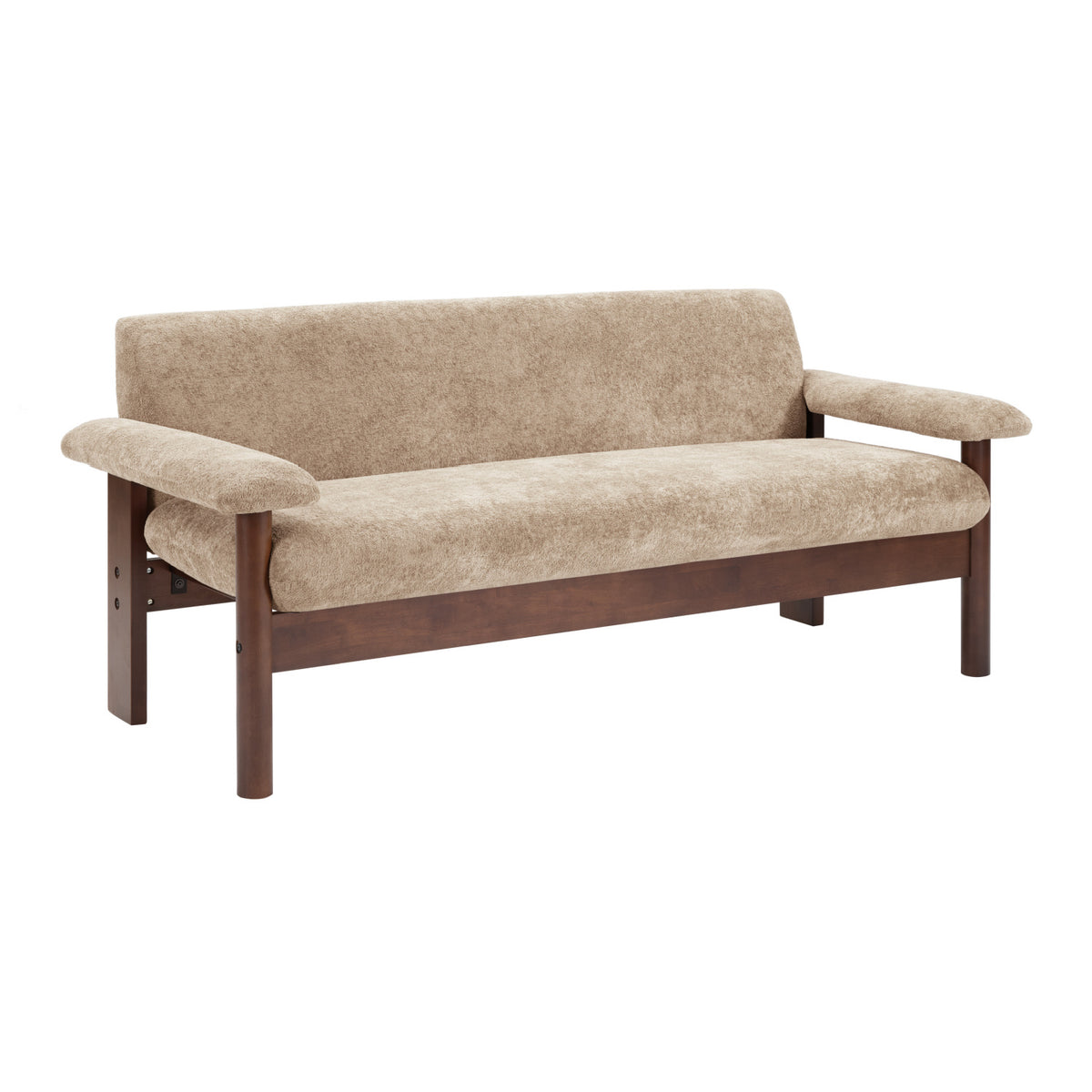 Modern European furniture - Modern Light Brown Chenille Sofa - www.oroa.com