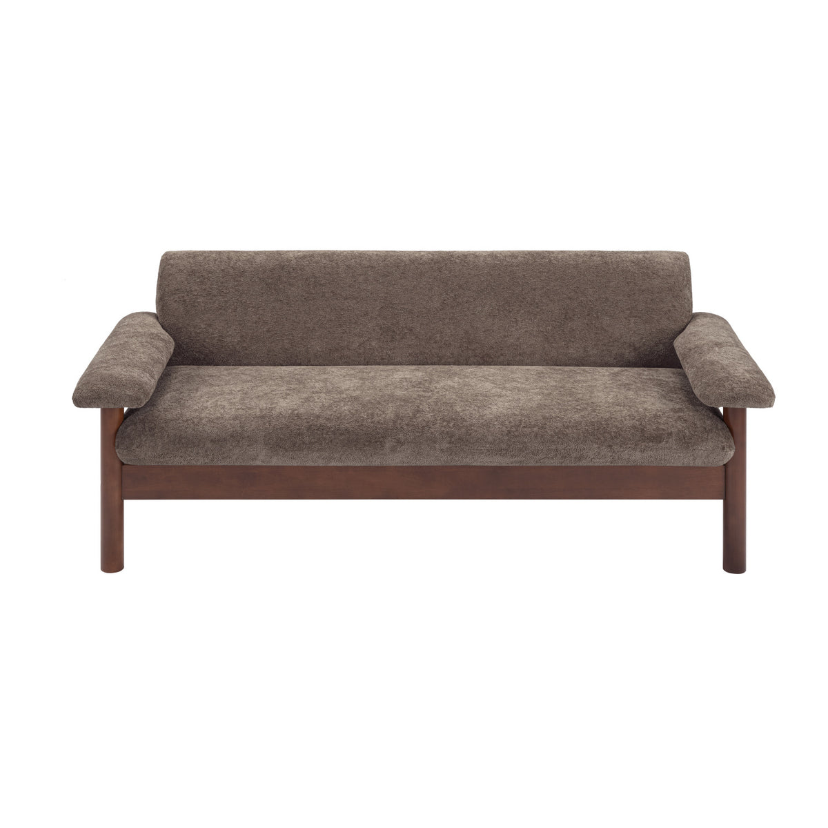 Modern European furniture - Modern Brown Chenille Sofa - www.oroa.com