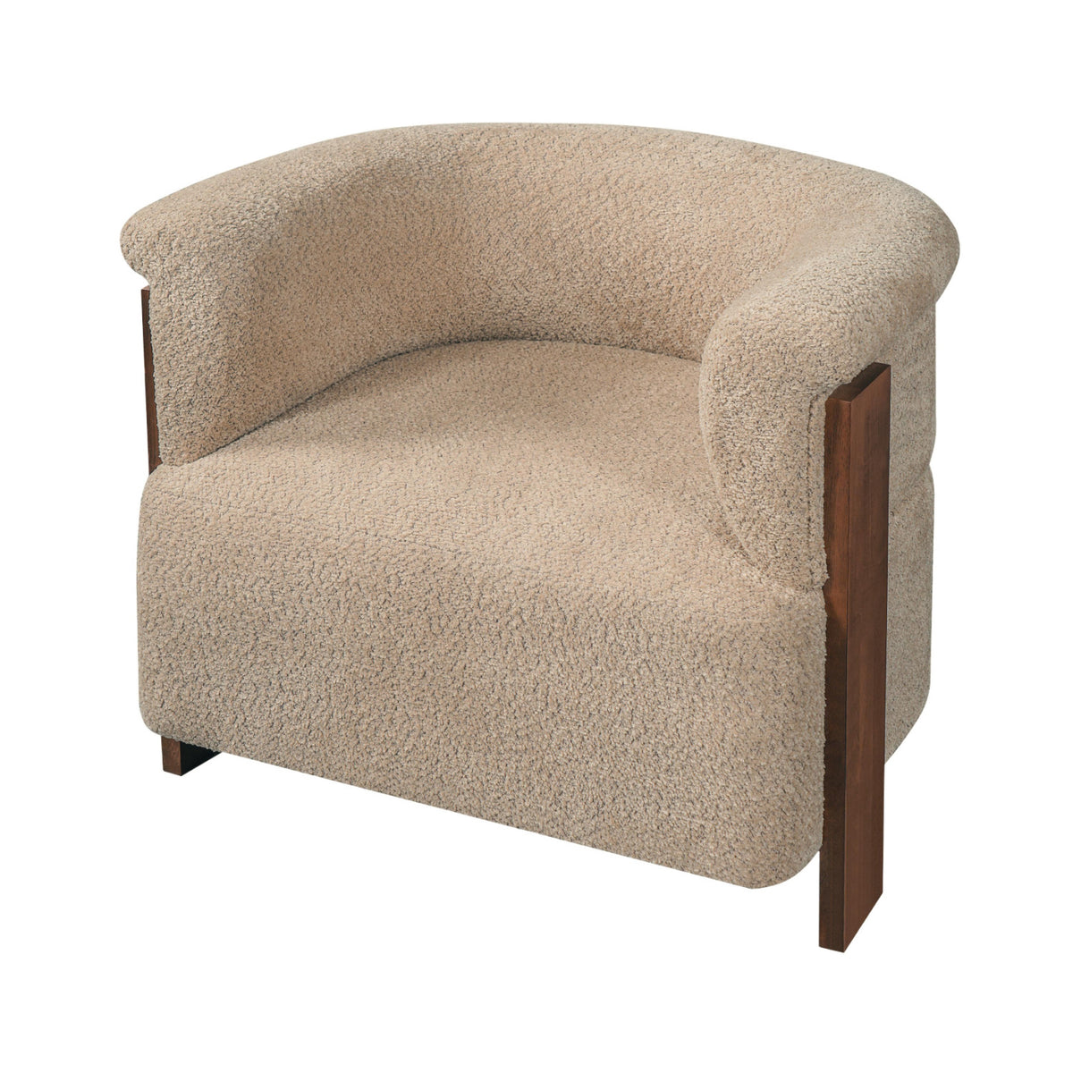 Upholstered Barrel Armchair | OROA