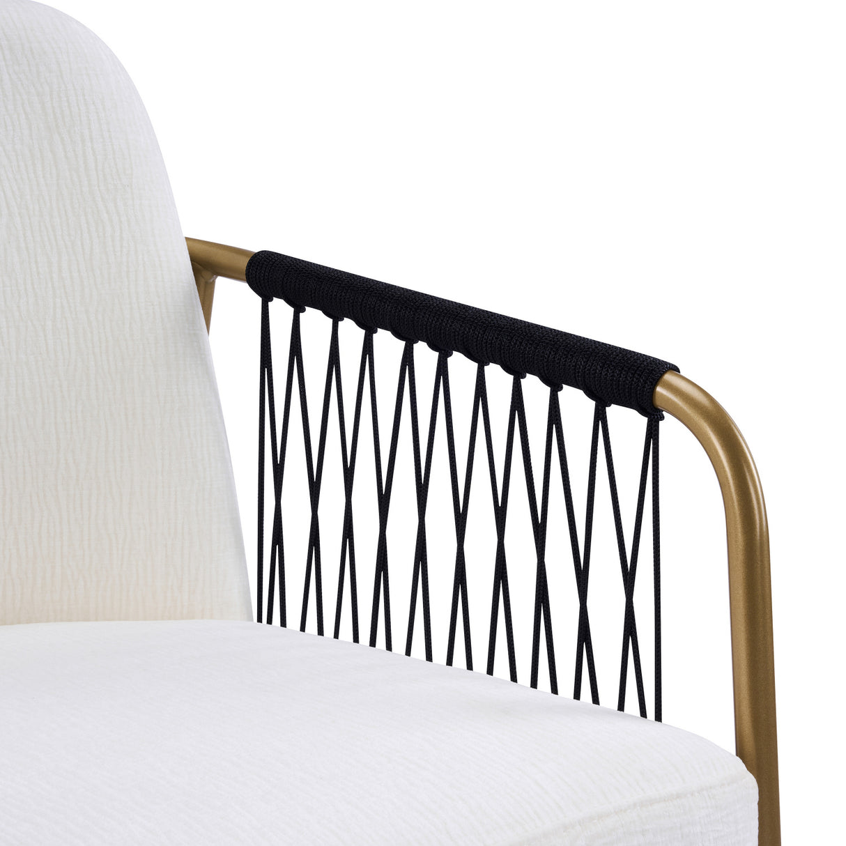 Modern Glam Upholstered Dining Chairs (2) | OROA