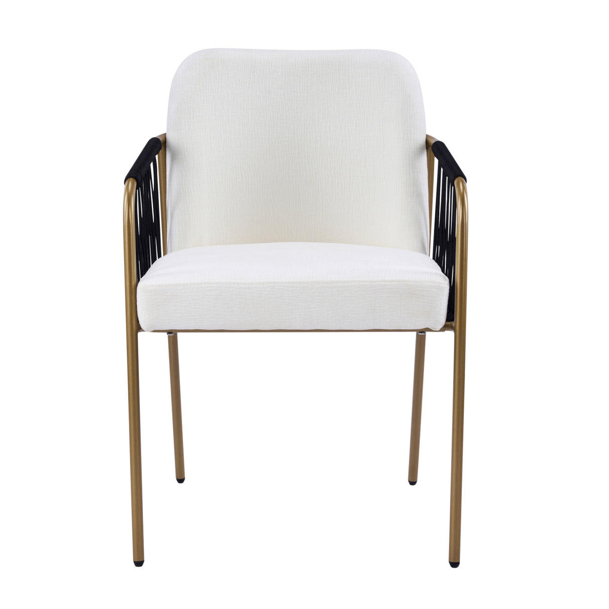 Modern Glam Upholstered Dining Chairs (2) | OROA