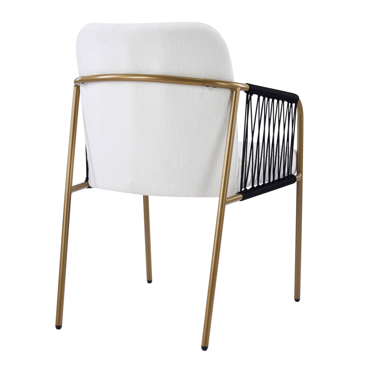 Modern Glam Upholstered Dining Chairs (2) | OROA