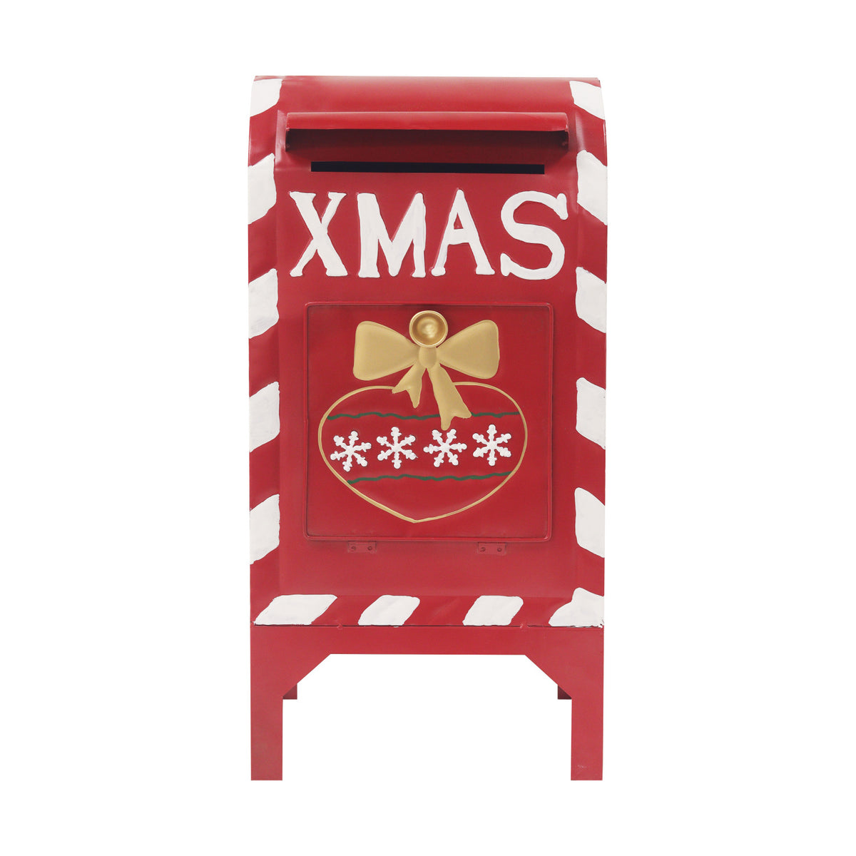 Modern European furniture - Red Iron Christmas Mailbox Decor - www.oroa.com
