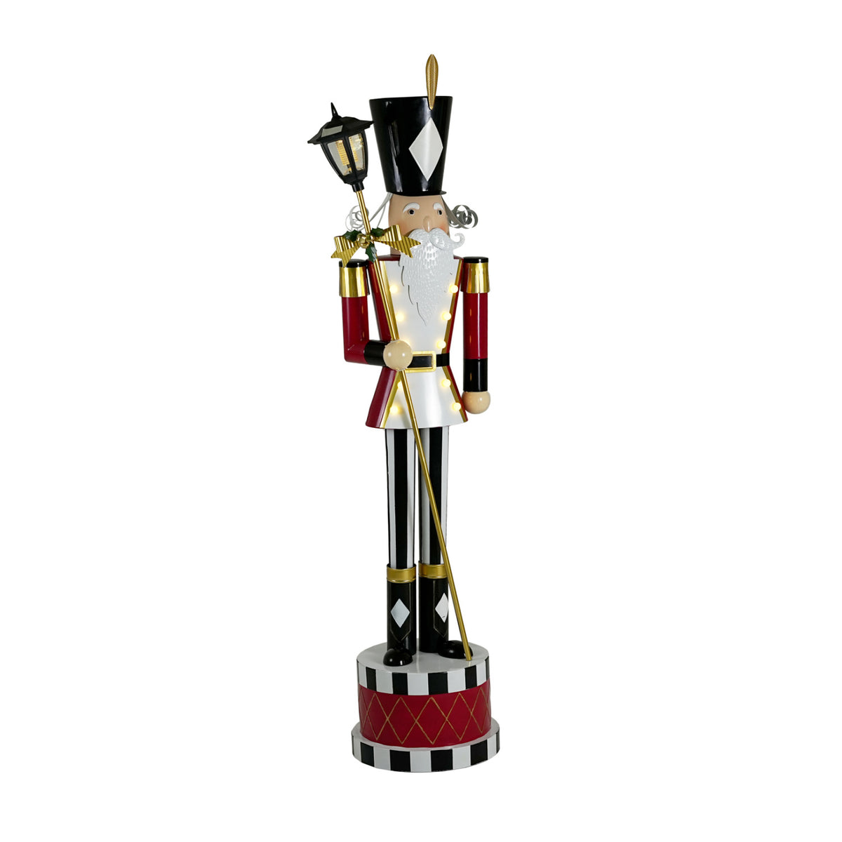Modern European furniture - Classic Red Indoor/Outdoor Iron Nutcracker Christmas Decor - www.oroa.com