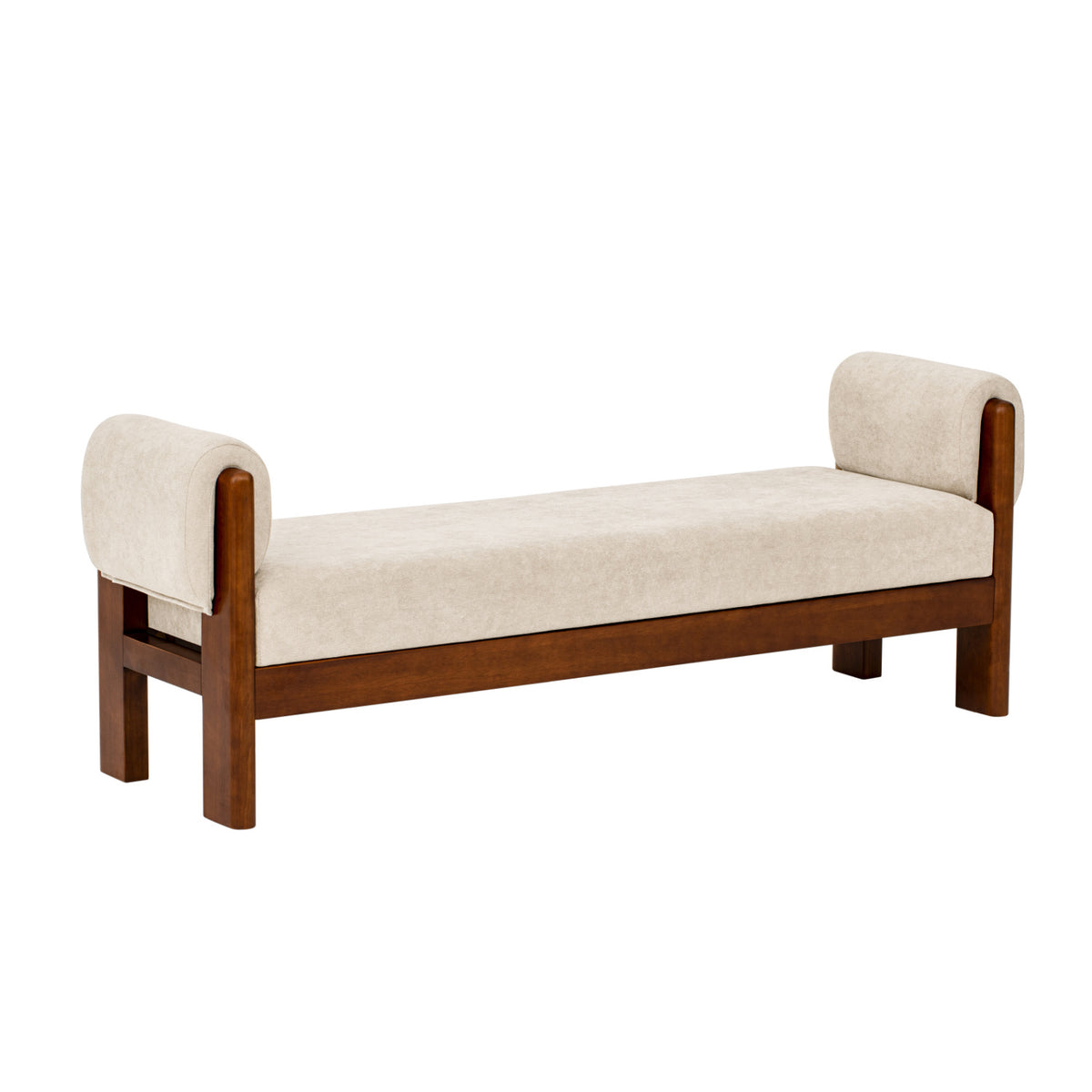 Upholstered Accent Ottoman Bench by OROA
