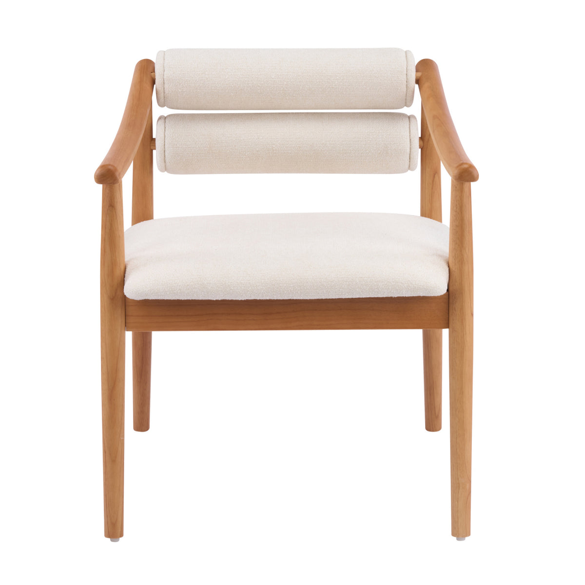 Modern European furniture - Natural Solid Wood Dining Chairs (2) - www.oroa.com