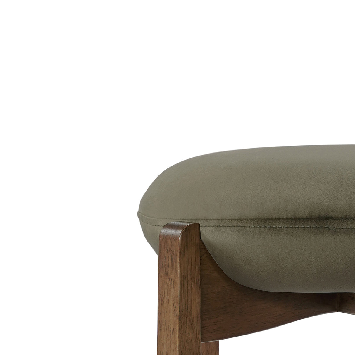 Tara Contemporary Wood Frame Bar Stools (2) | OROA