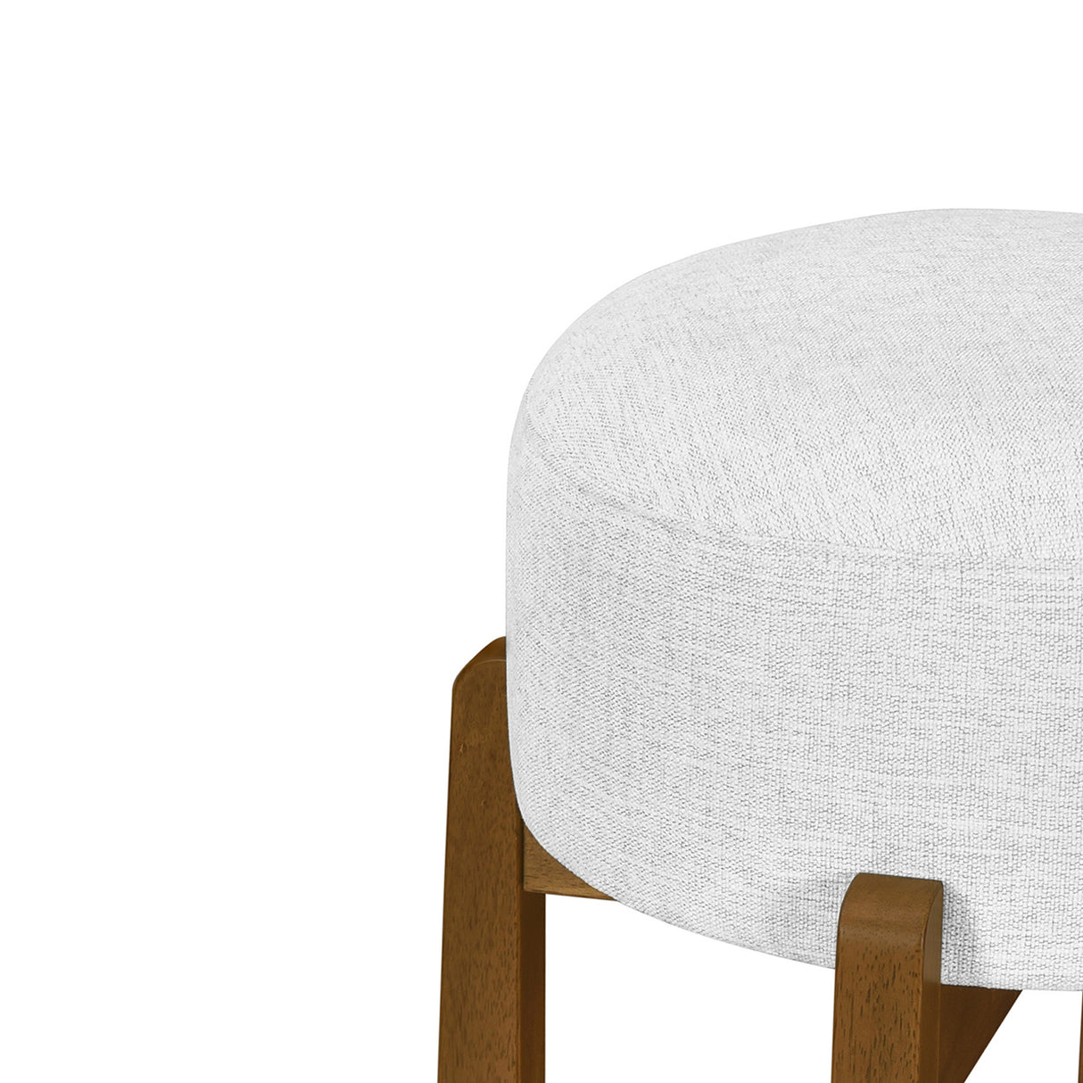 Vera Ivory Upholstered Bar Stools (2) | OROA