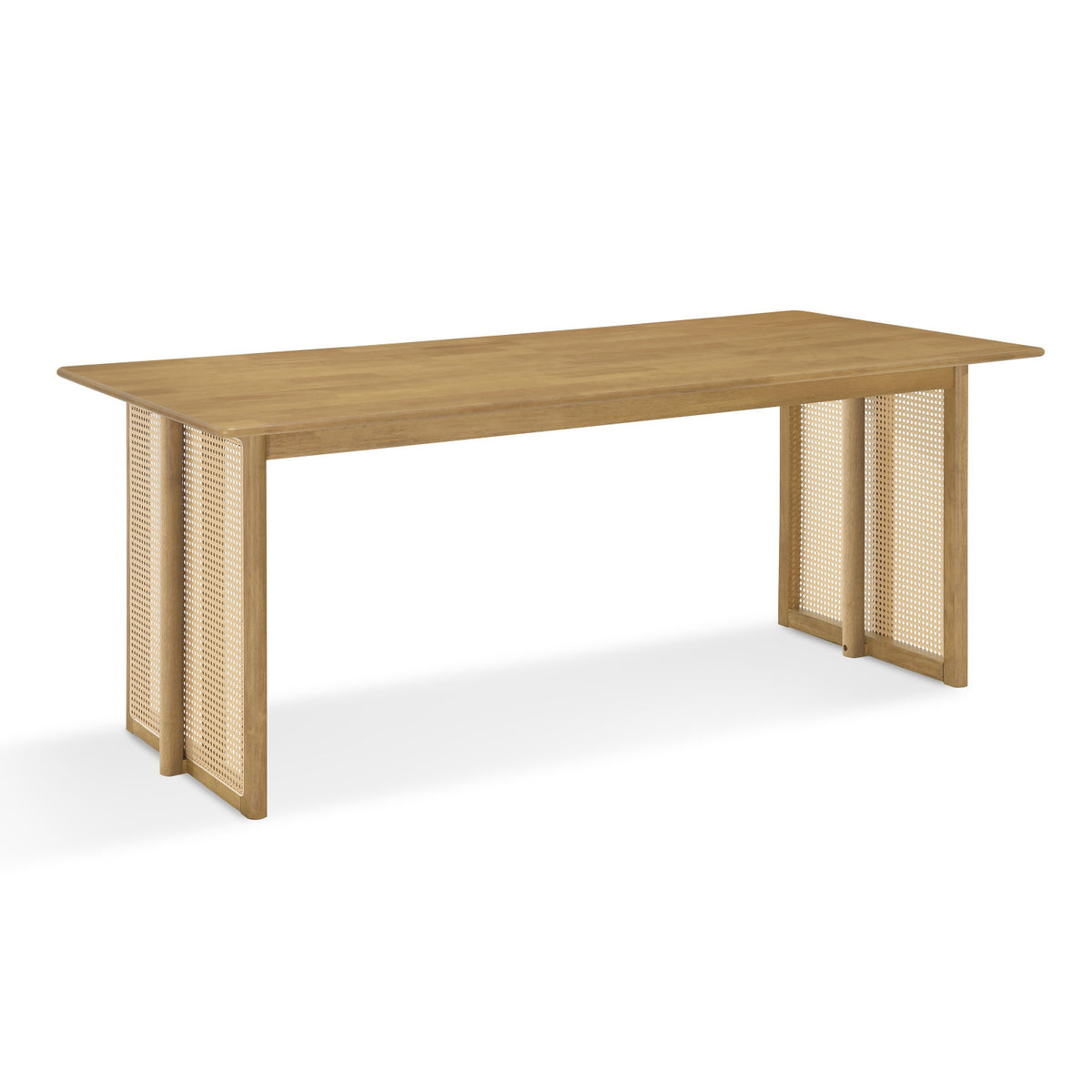 Modern European furniture - Natural Rubber Wood Dining Table - www.oroa.com
