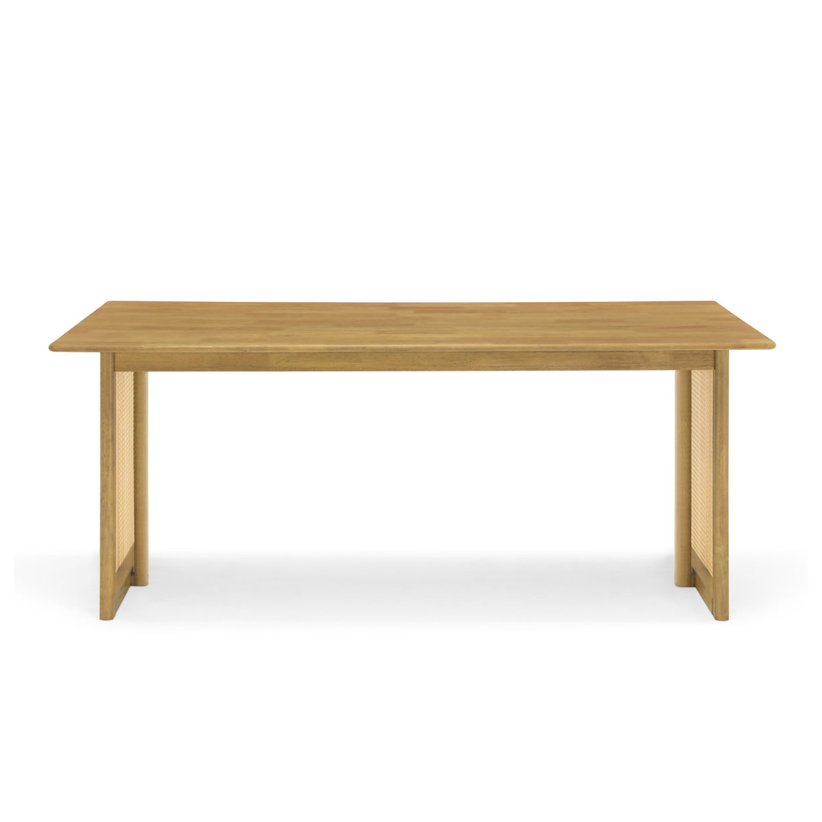 Modern European furniture - Natural Rubber Wood Dining Table - www.oroa.com