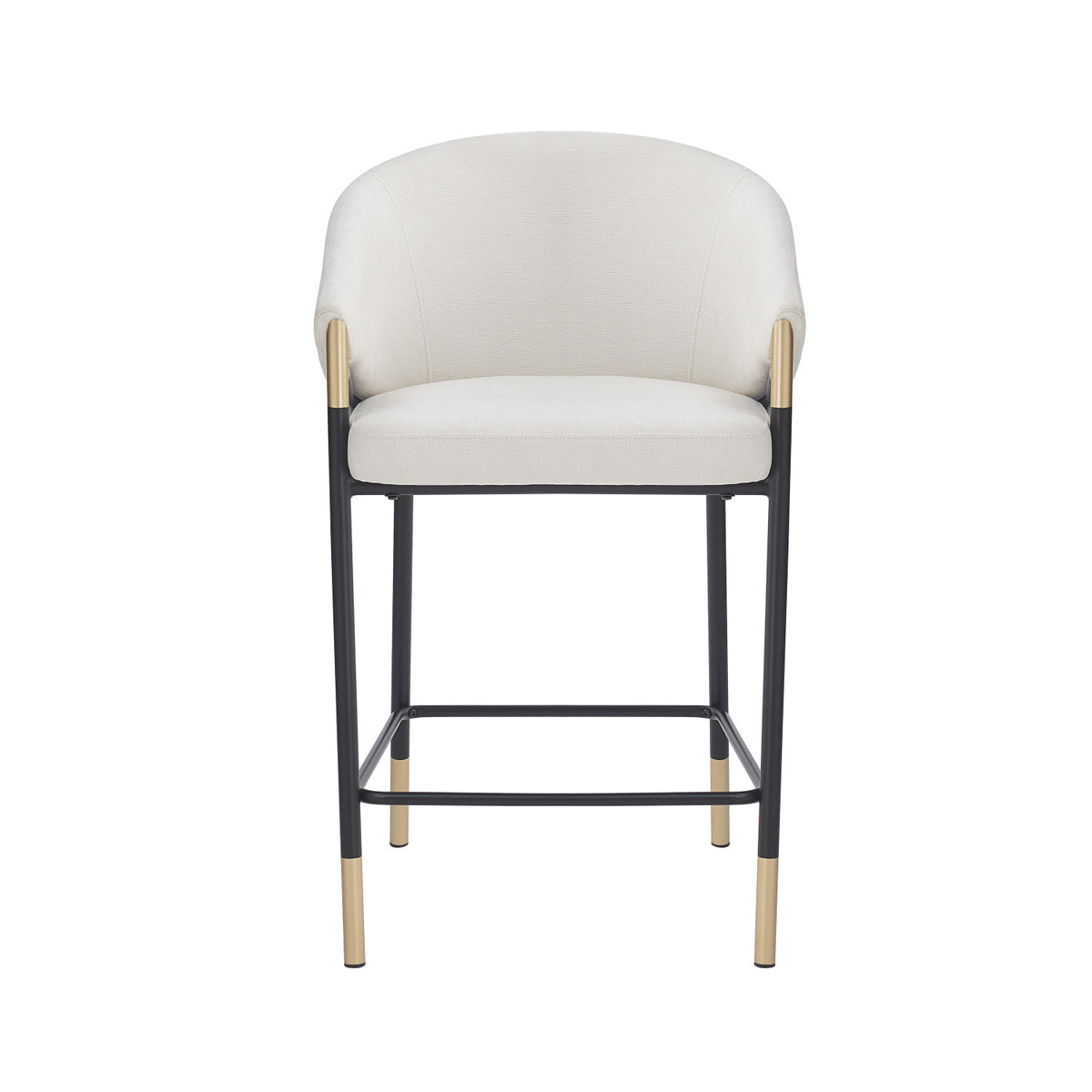 Gold Accent Modern Counter Stools (2) | OROA