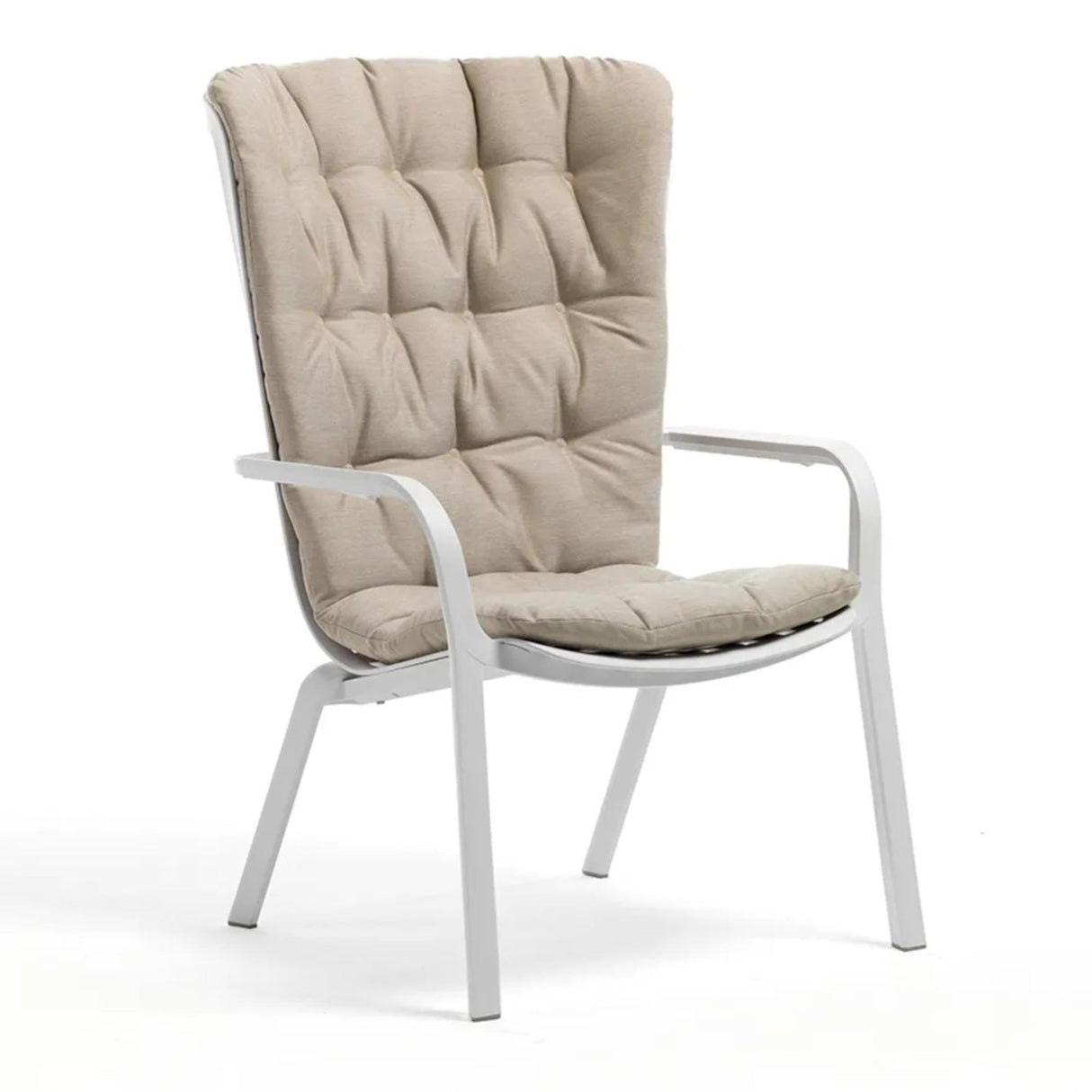 Square Perforated Reclining Outdoor Armchair – Folio – outdoor alternate view 19