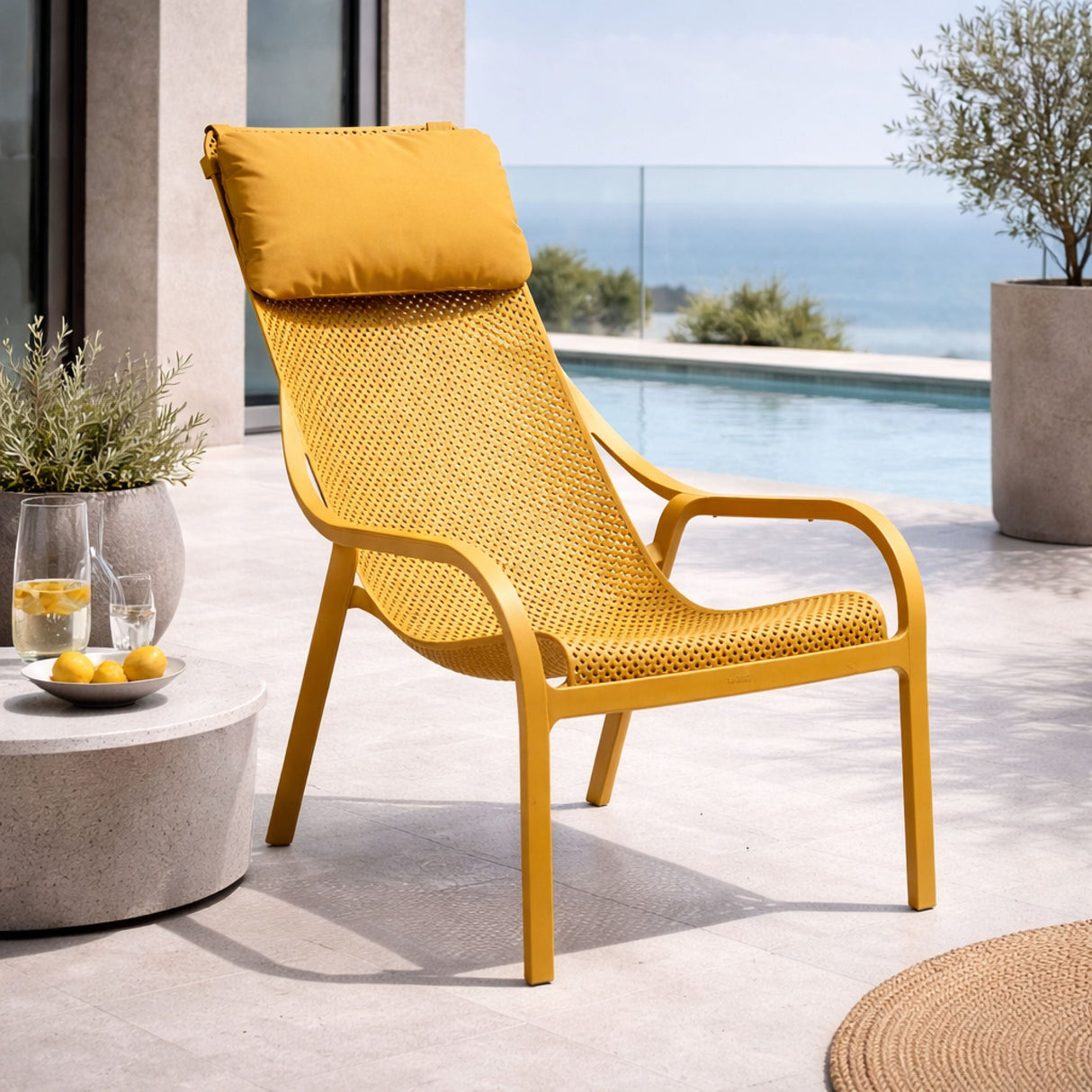Perforated Outdoor Lounge Chair – Net Lounge – outdoor alternate view 14