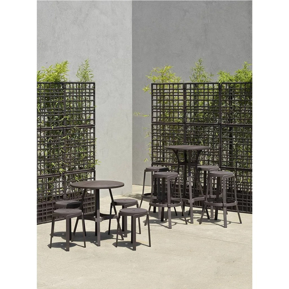 Regenerated Adjustable Outdoor Dining Table – Combo – outdoor alternate view 8