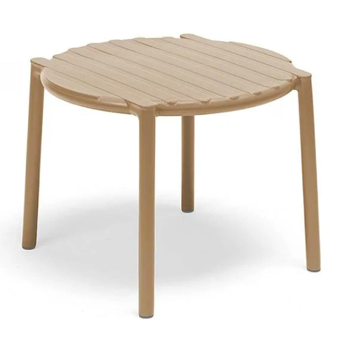 Slatted Round Outdoor Coffee Table – Doga – outdoor alternate view 15