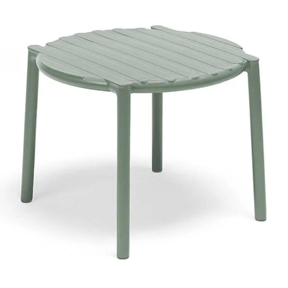 Slatted Round Outdoor Coffee Table – Doga – outdoor alternate view 5