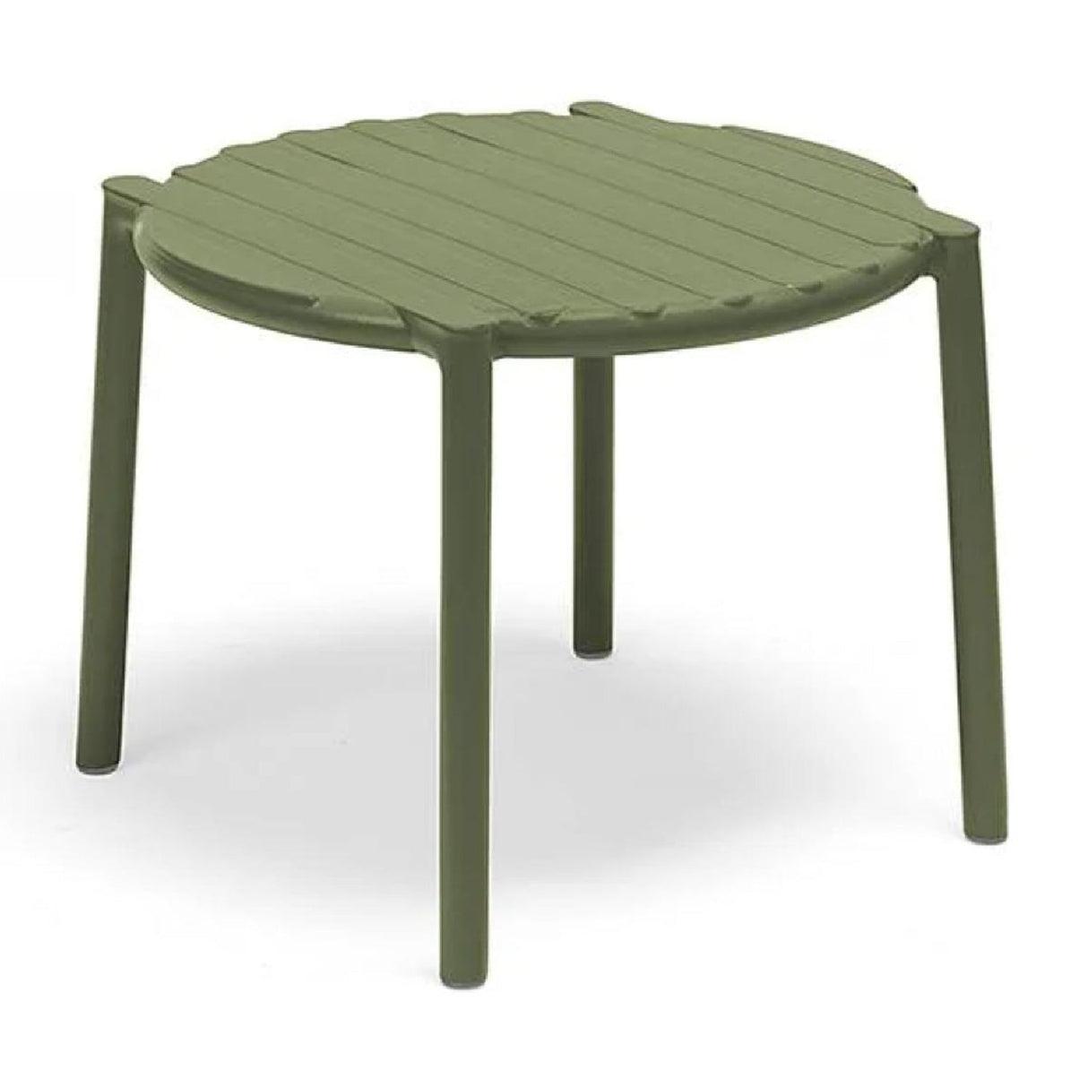 Slatted Round Outdoor Coffee Table – Doga – outdoor alternate view 7