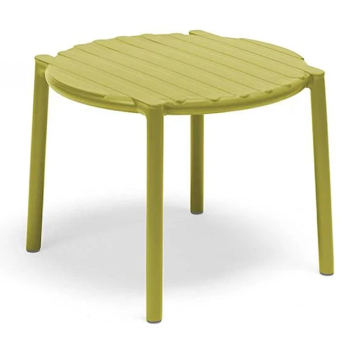 Slatted Round Outdoor Coffee Table – Doga – outdoor alternate view 9