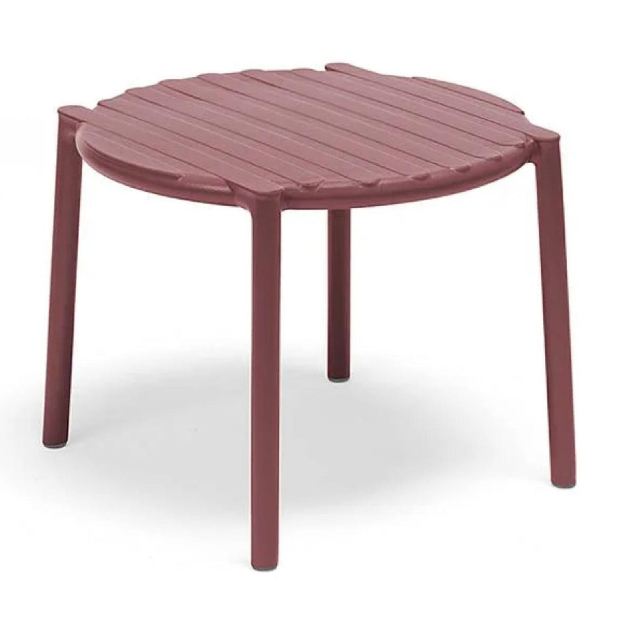 Slatted Round Outdoor Coffee Table – Doga – outdoor alternate view 11