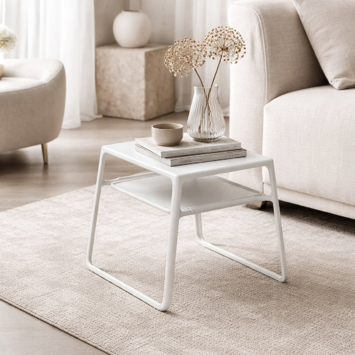 Outdoor Side Table with Tray | Nardi Pop |OROA.com