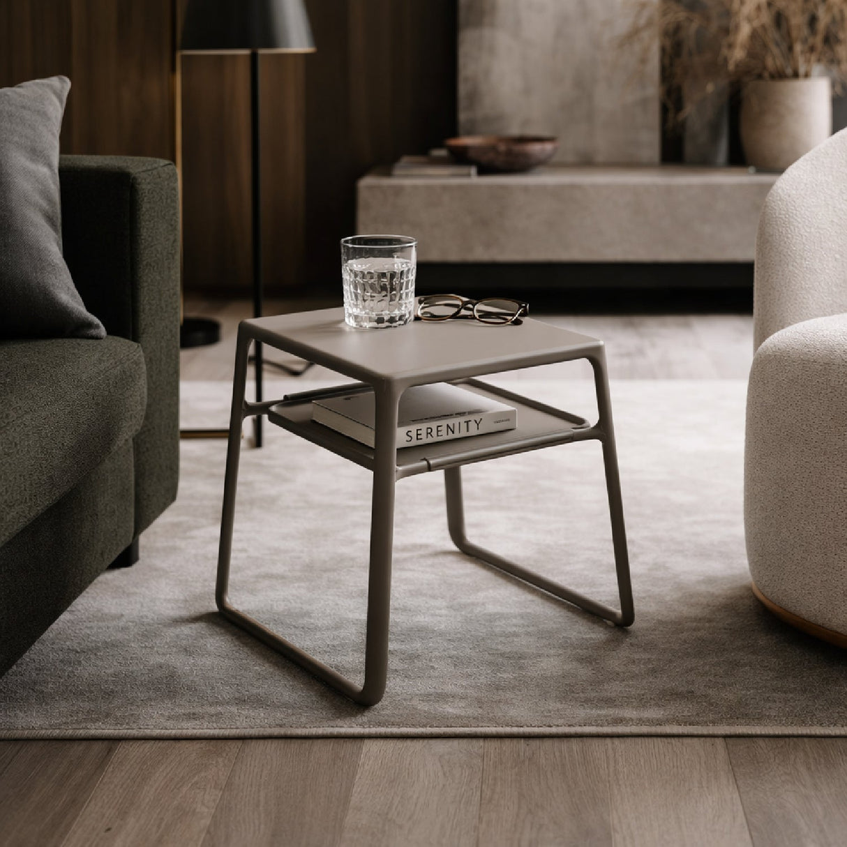 Outdoor Side Table with Tray | Nardi Pop |OROA.com