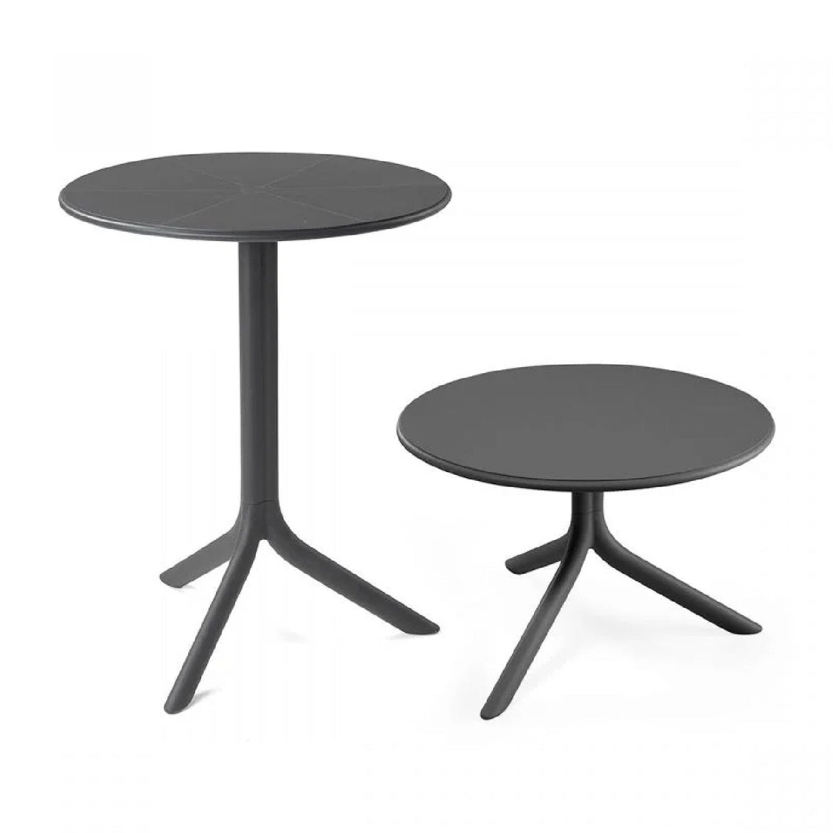 Outdoor Round Coffee Table – Spritz – outdoor rear view
