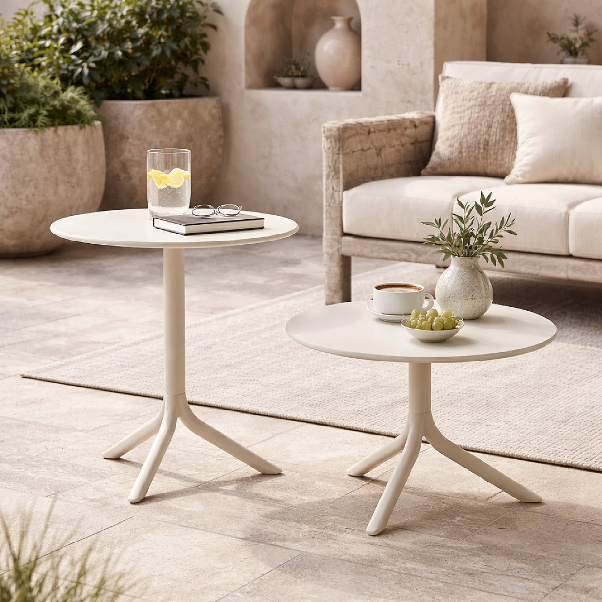 Outdoor Round Coffee Table – Spritz – outdoor alternate view 14