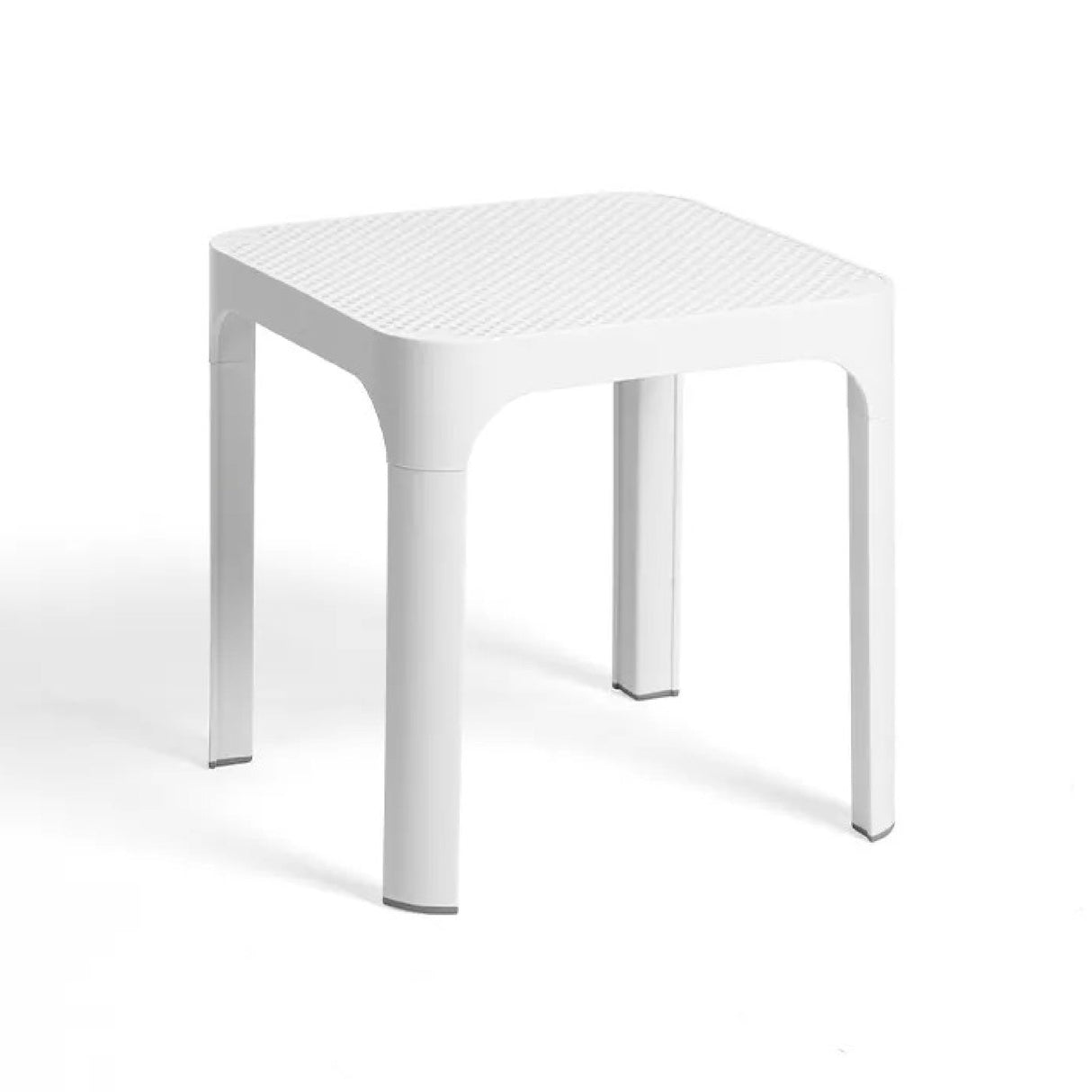 Outdoor Perforated Square Coffee table – Net – outdoor front view