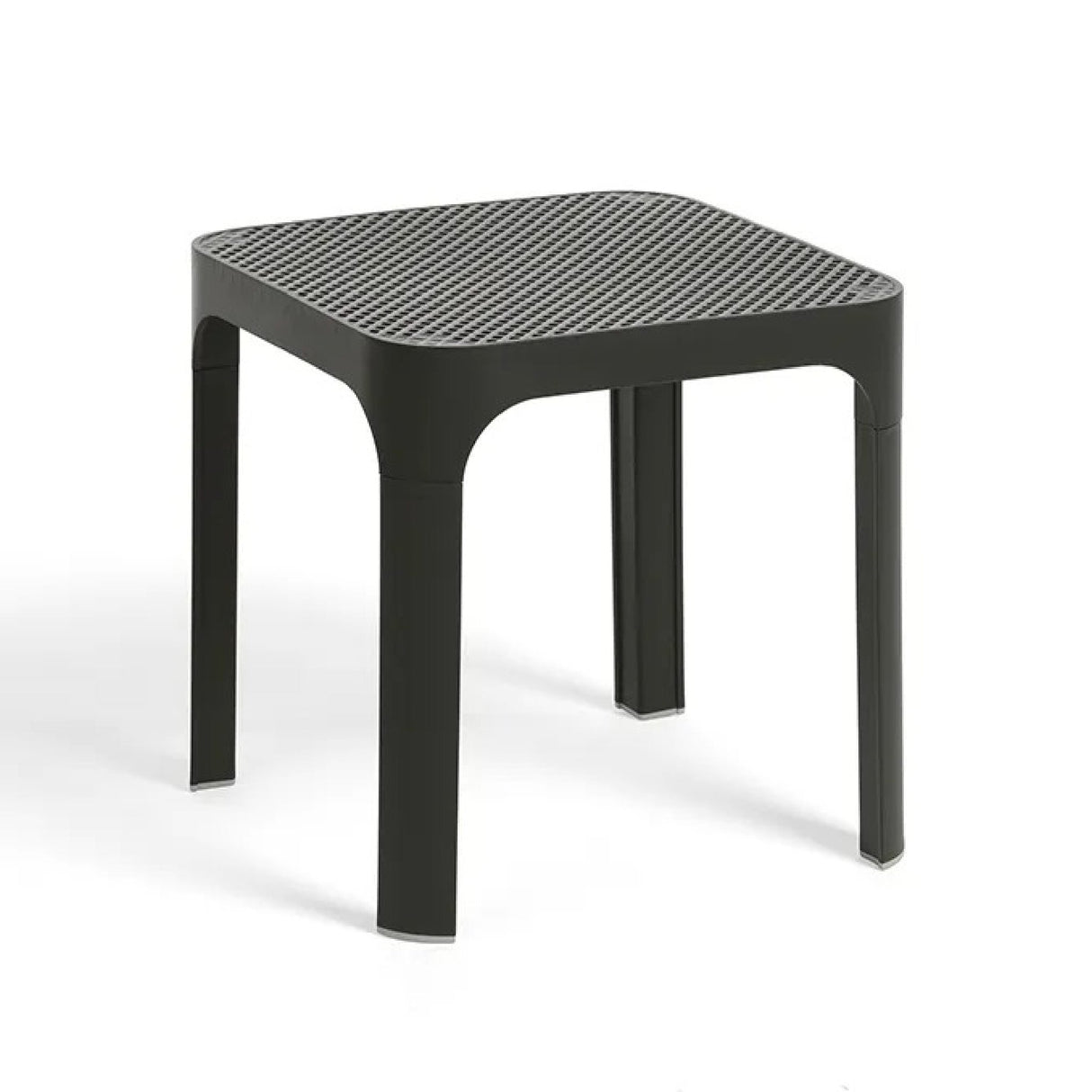 Outdoor Perforated Square Coffee table – Net – outdoor side profile