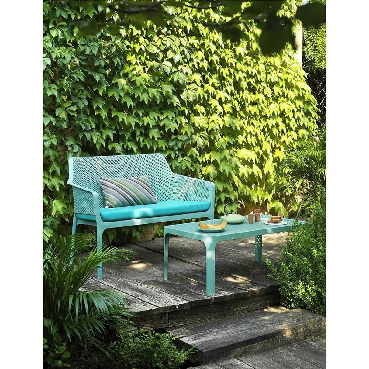 Outdoor Perforated Rectangular Coffee Table – Net – outdoor alternate view 23
