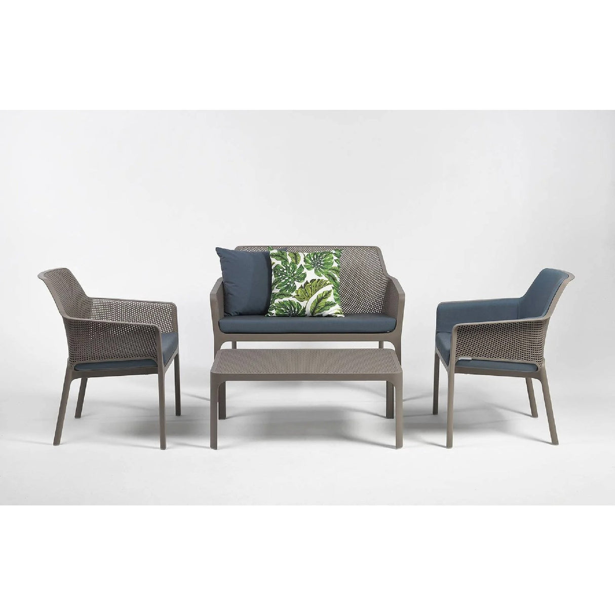 Outdoor Perforated Rectangular Coffee Table – Net – outdoor alternate view 17