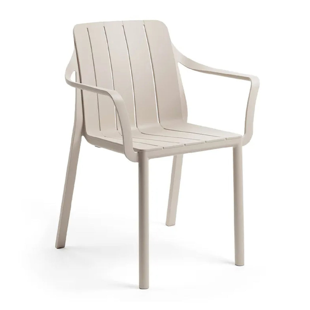 Slatted Outdoor Monobloc Armchair | Nardi Tiberina | OROA.com