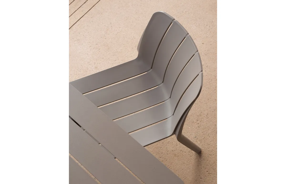 Slatted Outdoor Monobloc Chair | Nardi Tiberina | OROA.com