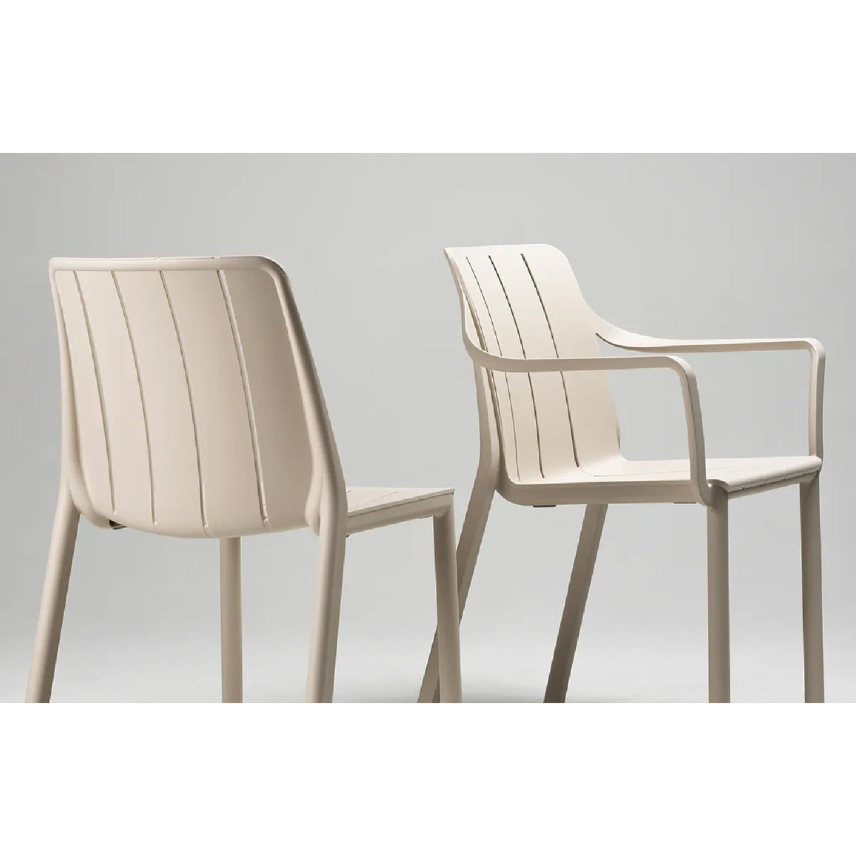 Slatted Outdoor Monobloc Chair | Nardi Tiberina | OROA.com