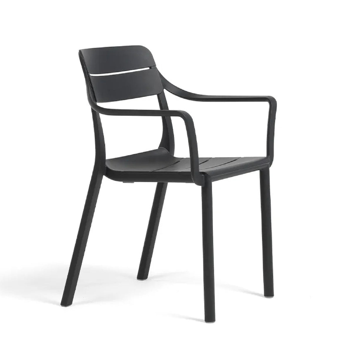 Fiberglass Outdoor Monobloc Dining Armchair – Cassia – outdoor alternate view 5