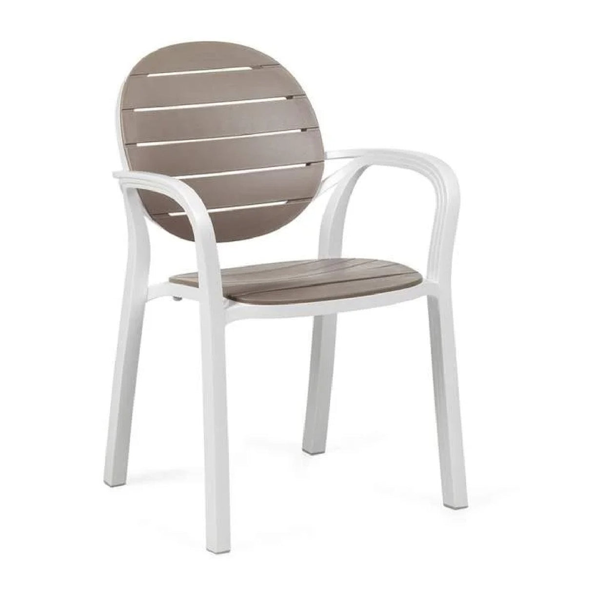 Round-Back Slatted Armchair | Nardi Palma | OROA.com