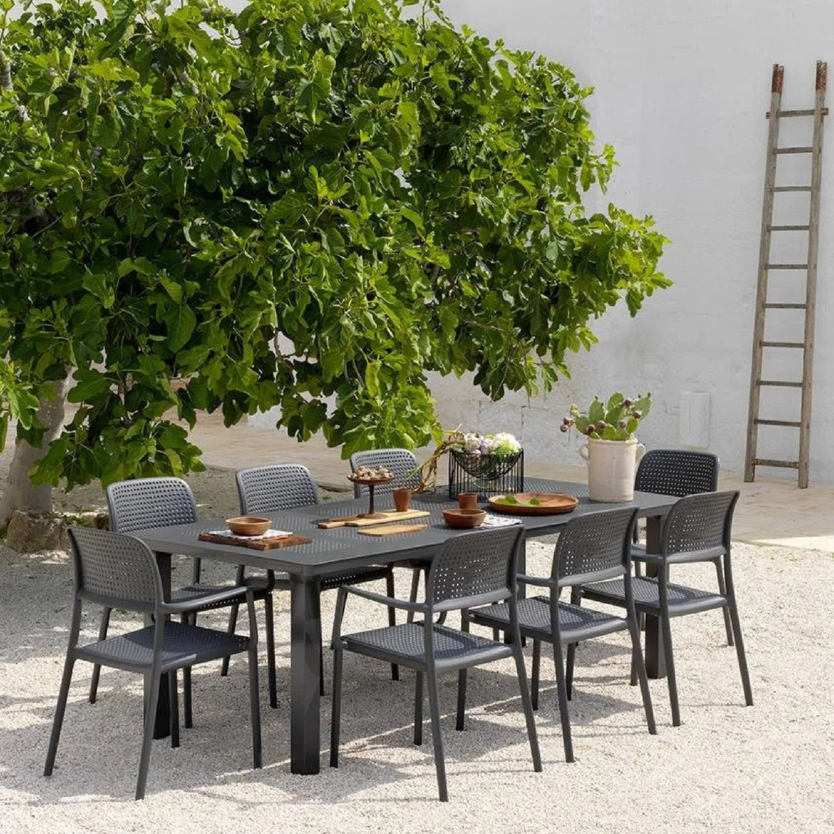 Perforated Fiberglass Outdoor Armchair | Oroa.com