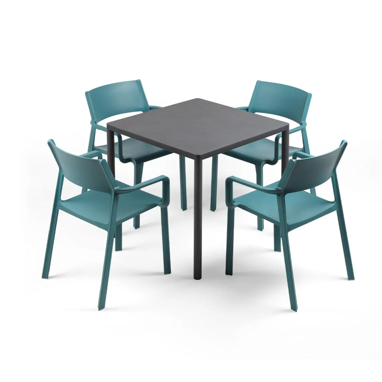 Open-back Outdoor Dining Armchair – Trill – outdoor alternate view 26