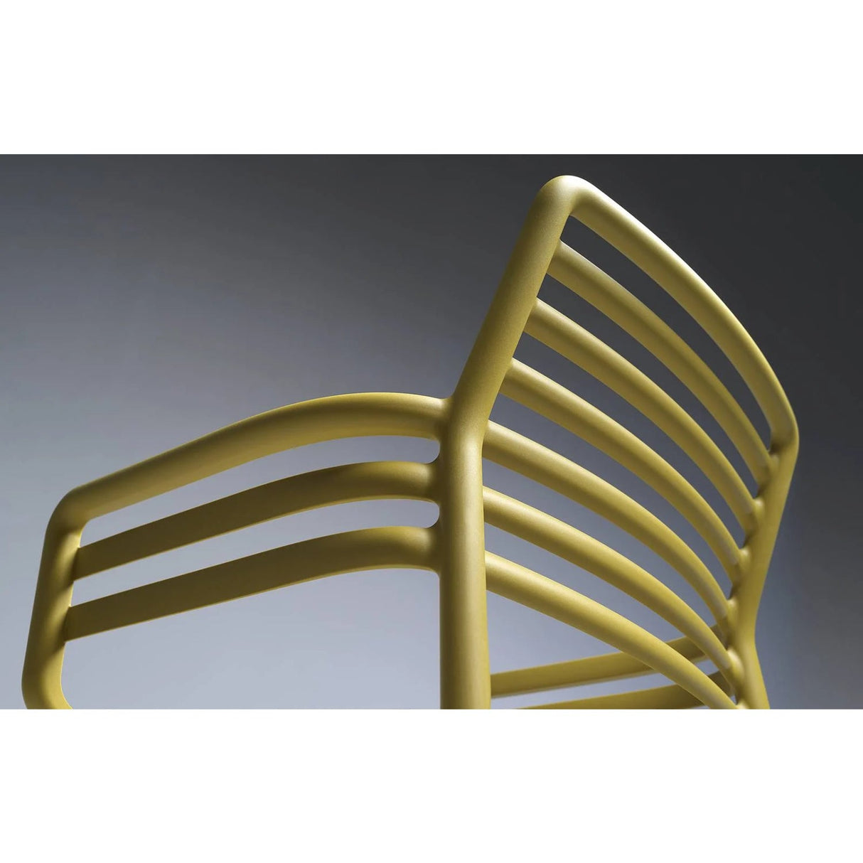Slatted Outdoor Monobloc Dining Armchair – Doga – outdoor alternate view 19