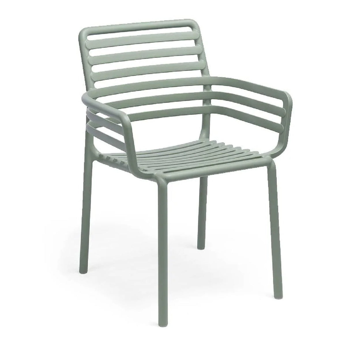 Slatted Outdoor Monobloc Dining Armchair – Doga – outdoor alternate view 5