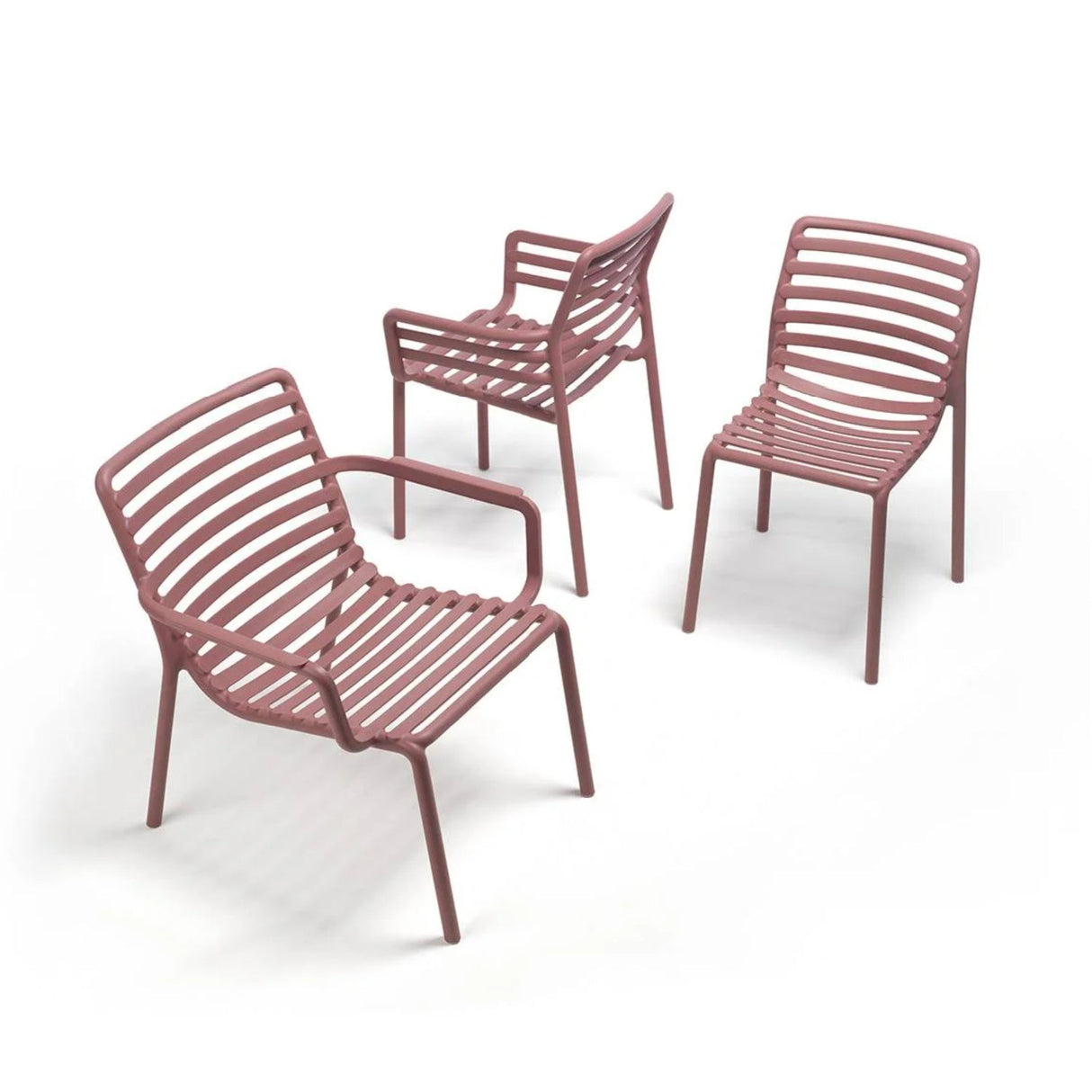 Slatted Outdoor Monobloc Dining Chair – Doga – outdoor alternate view 24