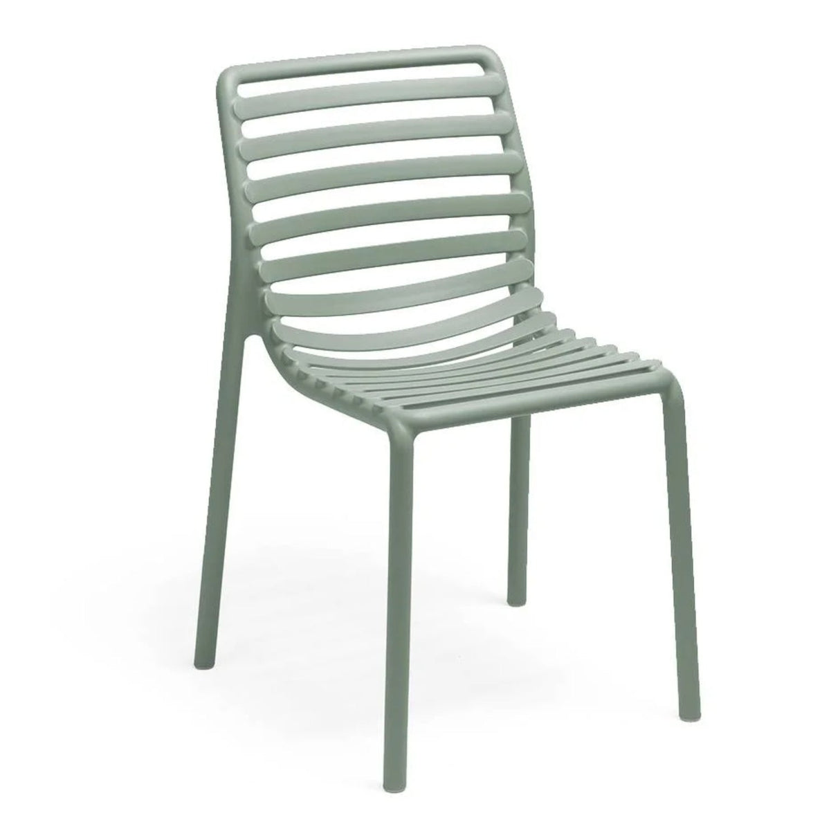 Slatted Outdoor Monobloc Dining Chair – Doga – outdoor alternate view 5