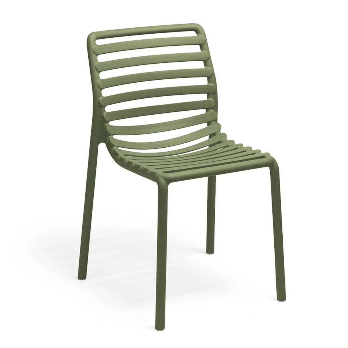 Slatted Outdoor Monobloc Dining Chair – Doga – outdoor alternate view 7